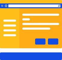 Settings Flat Two Color Icon vector