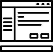 Settings Line Icon vector