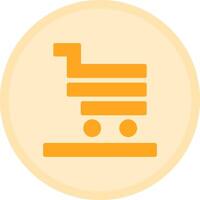 Cart Multicolor Circle Icon vector