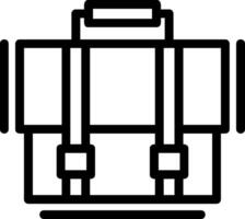Briefcase Line Icon vector