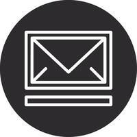 Mail Inverted Icon vector