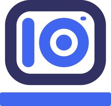 Camera Solid Two Color Icon vector