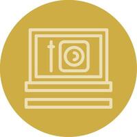 Edit Line Multi color Icon vector