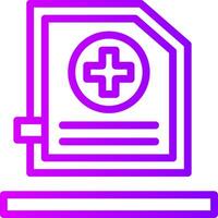 Add Linear Gradient Icon vector