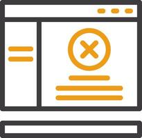 Cross Line Circle Icon vector