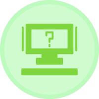 Question mark Multicolor Circle Icon vector