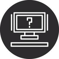 Question mark Inverted Icon vector