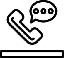 Help Line Icon vector