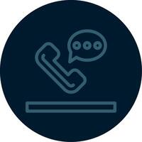 Help Line Multi color Icon vector