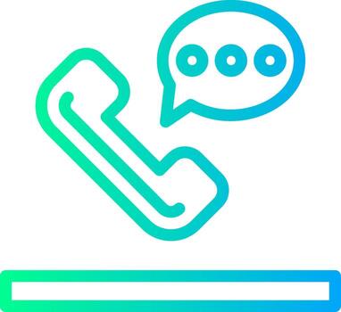 Help Linear Gradient Icon vector
