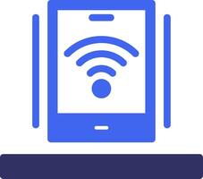 Wi-Fi Solid Two Color Icon vector