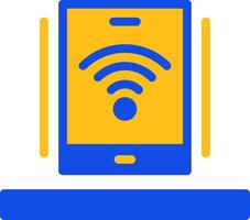 Wi-Fi Flat Two Color Icon vector