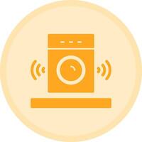 Speaker Multicolor Circle Icon vector