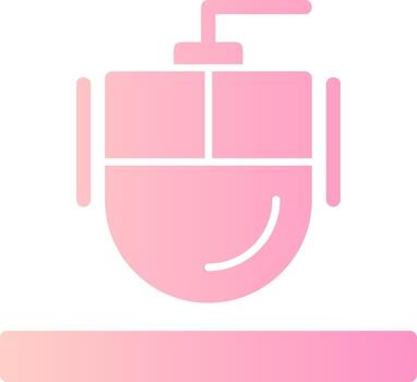 Mouse Solid Multi Gradient Icon vector