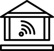 Home automation Line Icon vector
