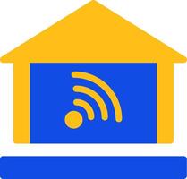 Home automation Flat Two Color Icon vector
