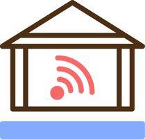 Home automation Color Filled Icon vector