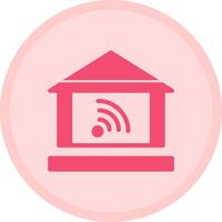 Home automation Multicolor Circle Icon vector