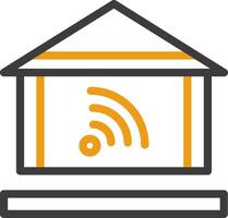 Home automation Line Two Color Icon vector