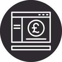 Pound sign Inverted Icon vector