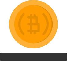 Bitcoin Flat Icon vector