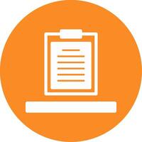 Clipboard Line Two Color Icon vector