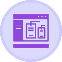 Tags Multicolor Circle Icon vector