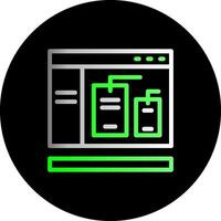 Tags Dual Gradient Circle Icon vector