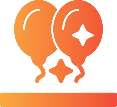 globo sólido multi degradado icono vector