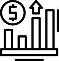 Profit Line Icon vector