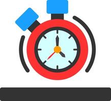 Stopwatch Flat Icon vector