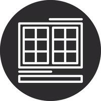 Window Inverted Icon vector