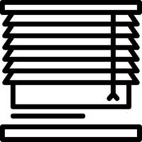 Blinds Line Icon vector