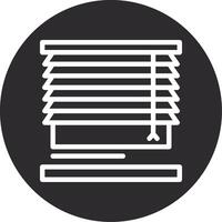 Blinds Inverted Icon vector