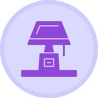 Lamp Multicolor Circle Icon vector