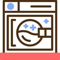 Dryer Color Filled Icon vector