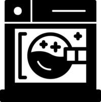 Dryer Glyph Icon vector