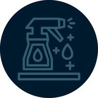 Cleaning spray Line Multi color Icon vector