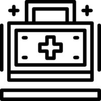 First aid kit Line Icon vector