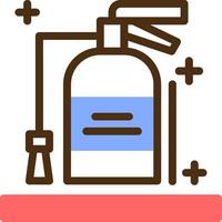 Fire extinguisher Color Filled Icon vector