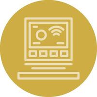 Thermostat Line Multi color Icon vector