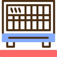Heater Color Filled Icon vector