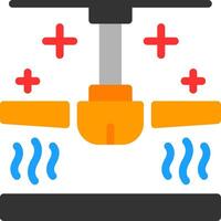 Ceiling fan Flat Icon vector