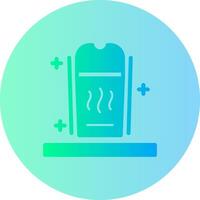 Humidifier Gradient Circle Icon vector