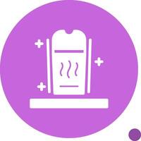 Humidifier Glyph Shadow Icon vector