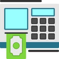 ATM Flat Icon vector