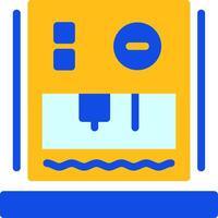 Dehumidifier Flat Two Color Icon vector