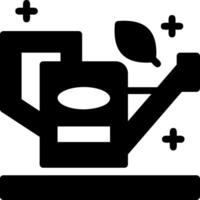 Watering can Glyph Icon vector