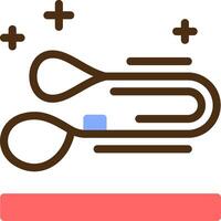 Dog leash Color Filled Icon vector