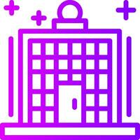 Birdcage Linear Gradient Icon vector